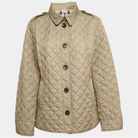 burberry girls' diamond quilted jacket|Burberry ashurst diamond quilted jacket.